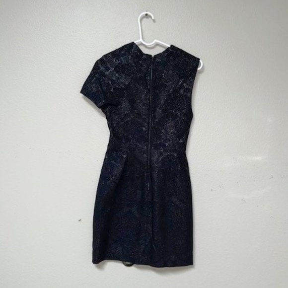 NWT ALICE + OLIVIA Black Glitzy Dress (2) - Picture 1 of 2